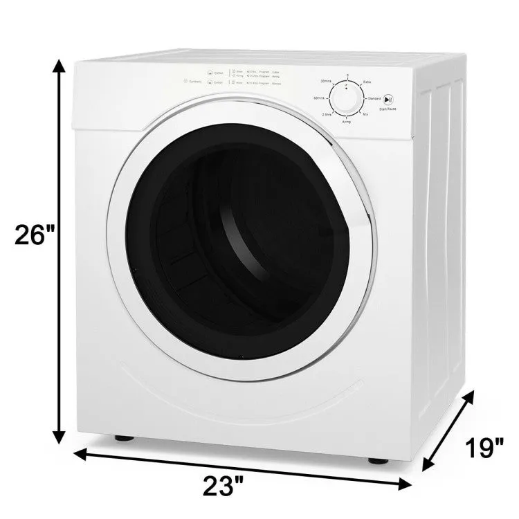 13 lbs 3.0cu. ft. Electric Tumble Compact Cloths Dryer