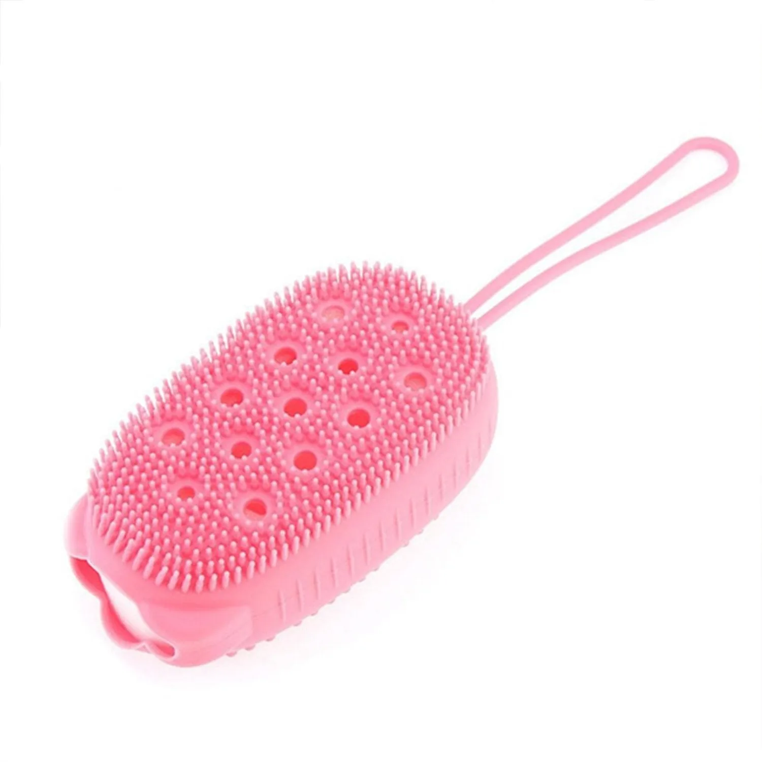 1448 Silicone Bubble Bath SPA Super Soft Body Scrubbing Brush