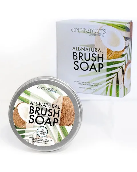 ALL-NATURAL BRUSH SOAP - WITH SCRUBBER