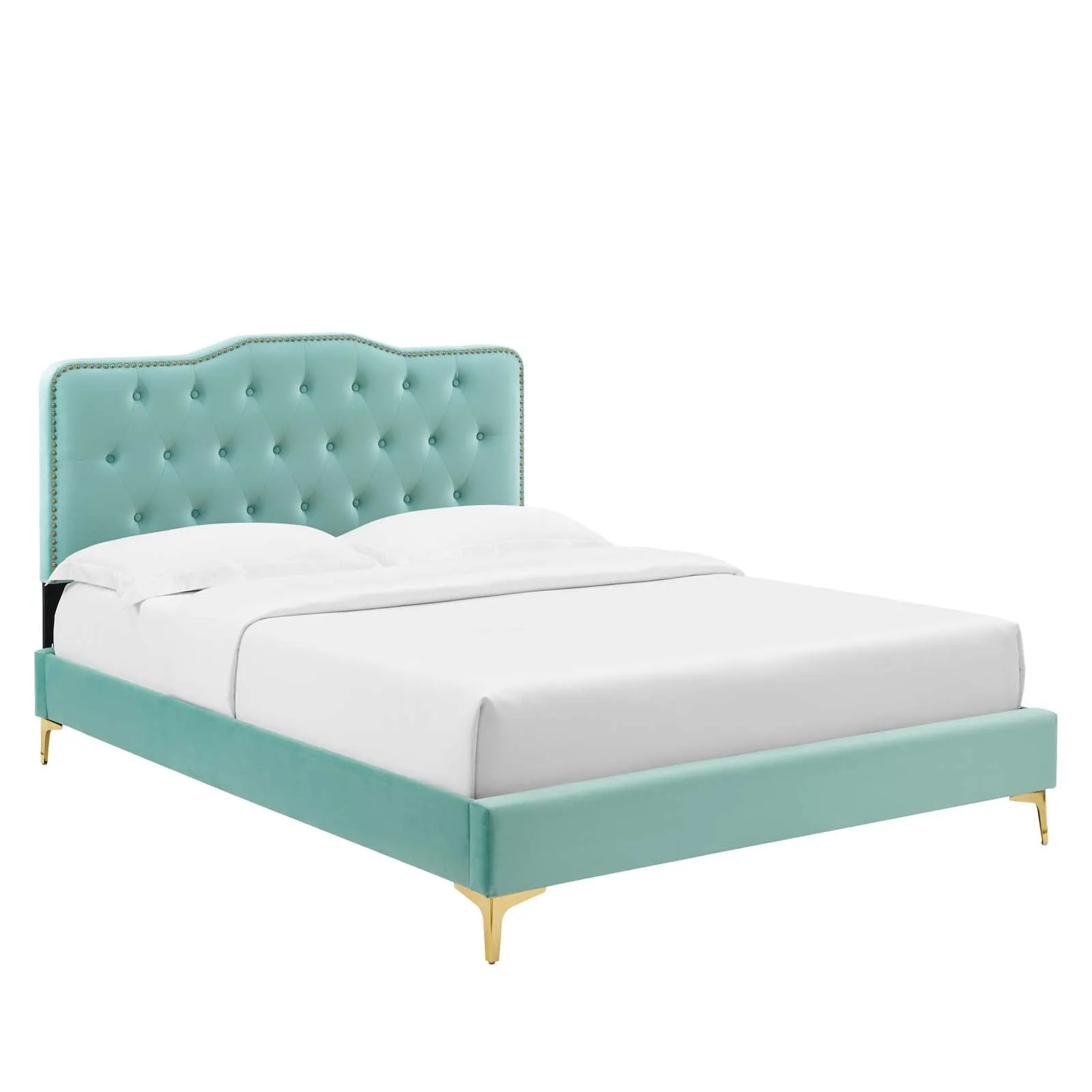 Amber Tufted Performance Velvet Twin Platform Bed By Modway - MOD-6778