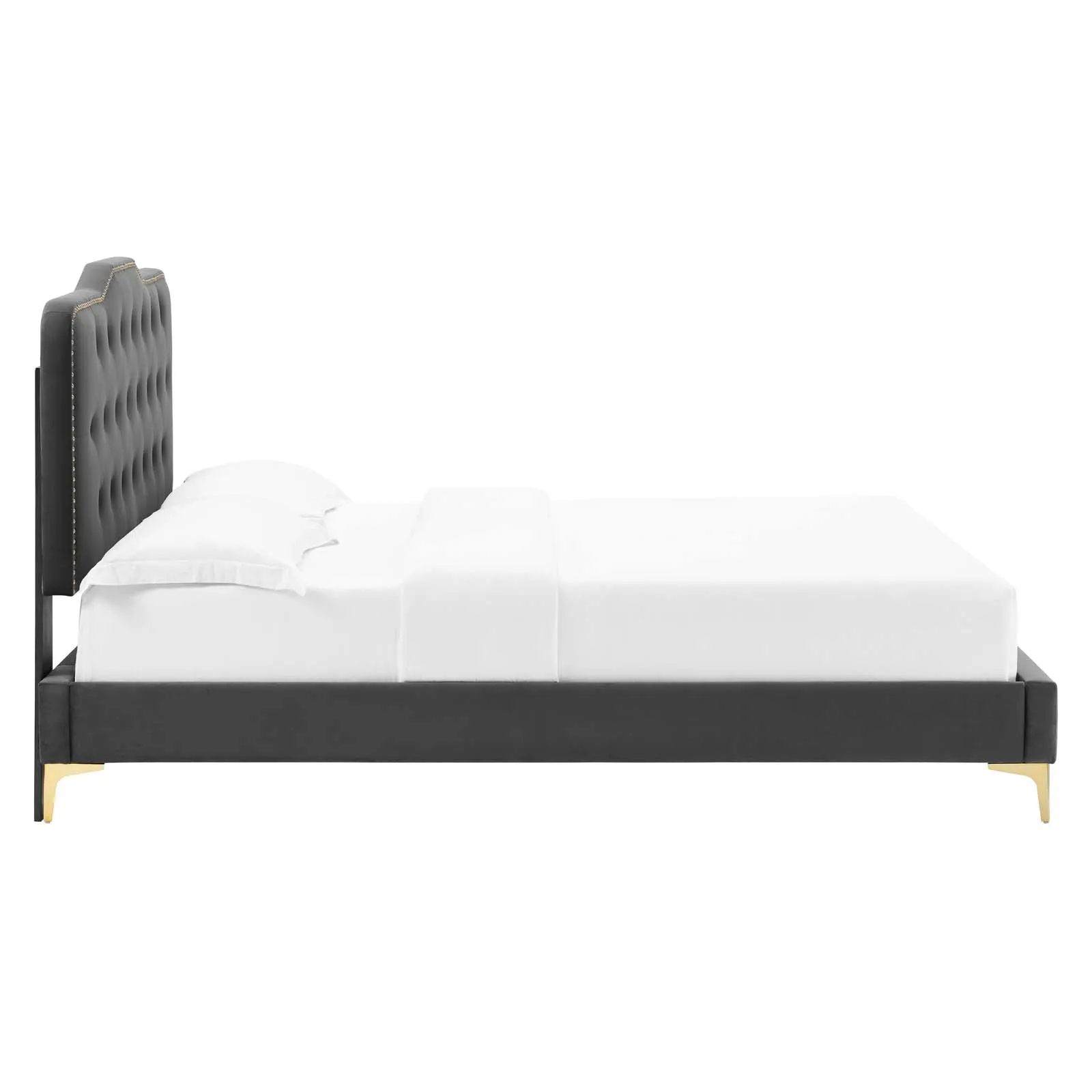 Amber Tufted Performance Velvet Twin Platform Bed By Modway - MOD-6778