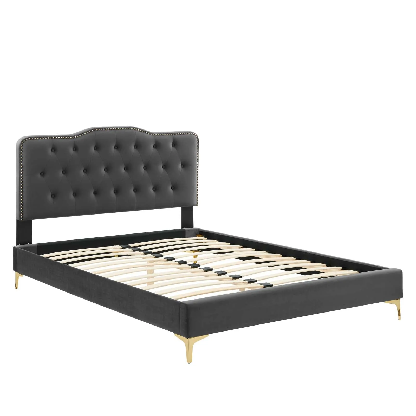 Amber Tufted Performance Velvet Twin Platform Bed By Modway - MOD-6778