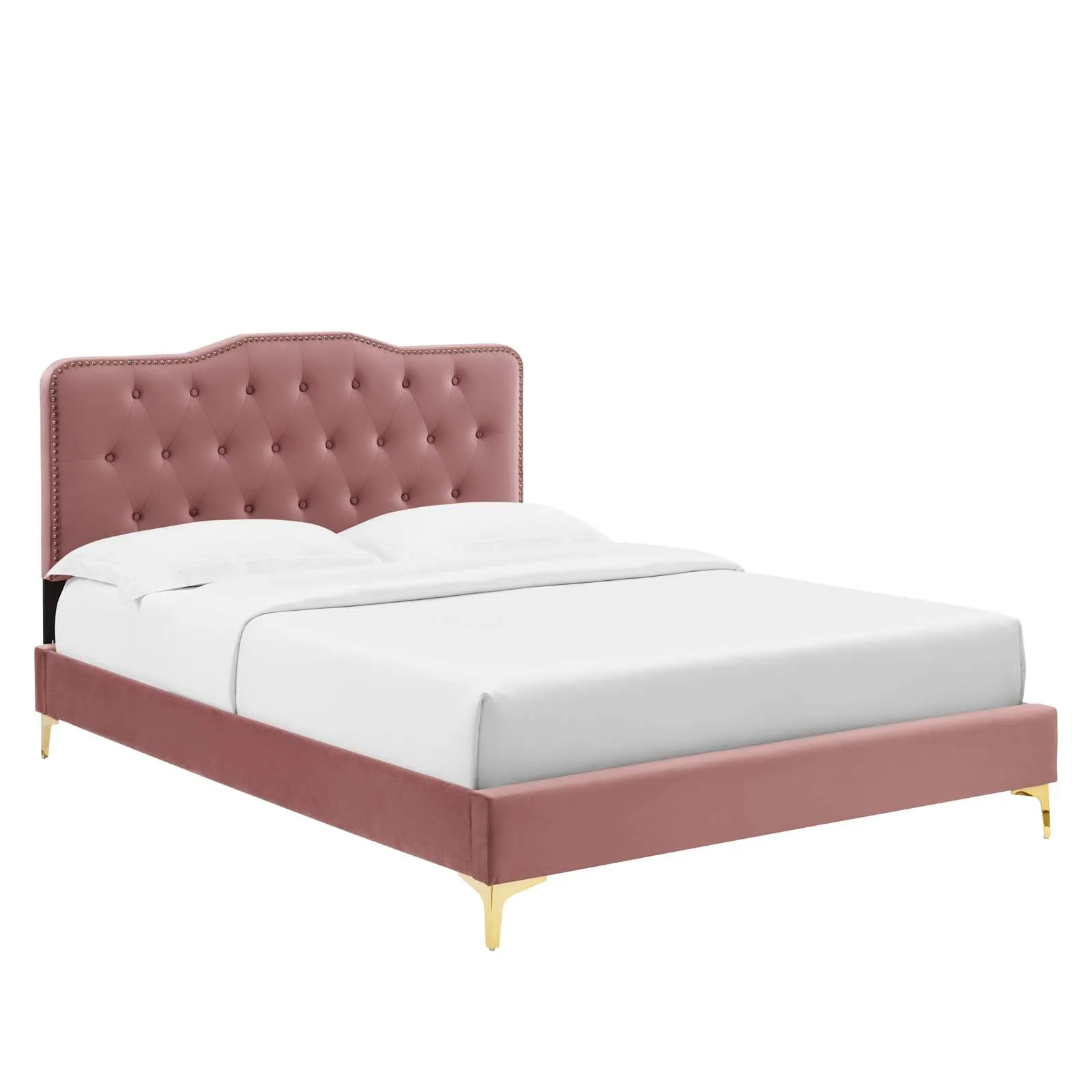 Amber Tufted Performance Velvet Twin Platform Bed By Modway - MOD-6778