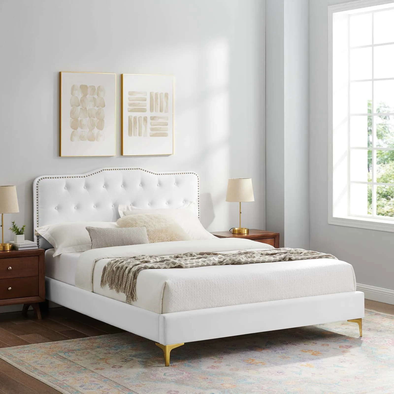 Amber Tufted Performance Velvet Twin Platform Bed By Modway - MOD-6778