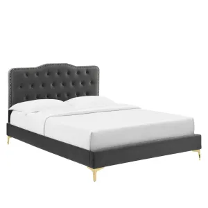 Amber Tufted Performance Velvet Twin Platform Bed By Modway - MOD-6778