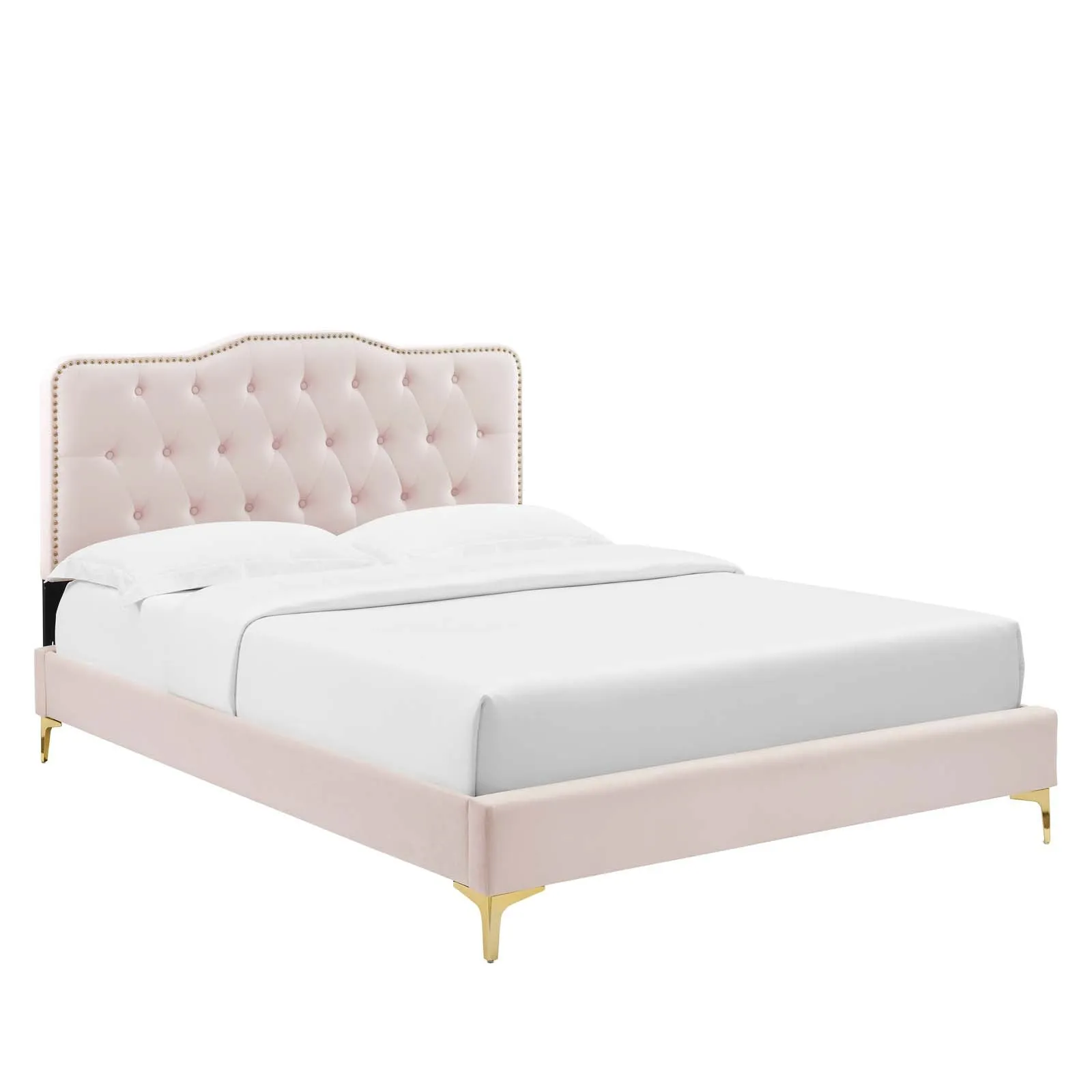 Amber Tufted Performance Velvet Twin Platform Bed By Modway - MOD-6778