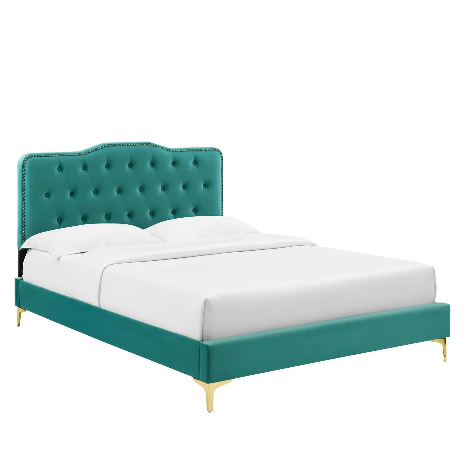 Amber Tufted Performance Velvet Twin Platform Bed By Modway - MOD-6778