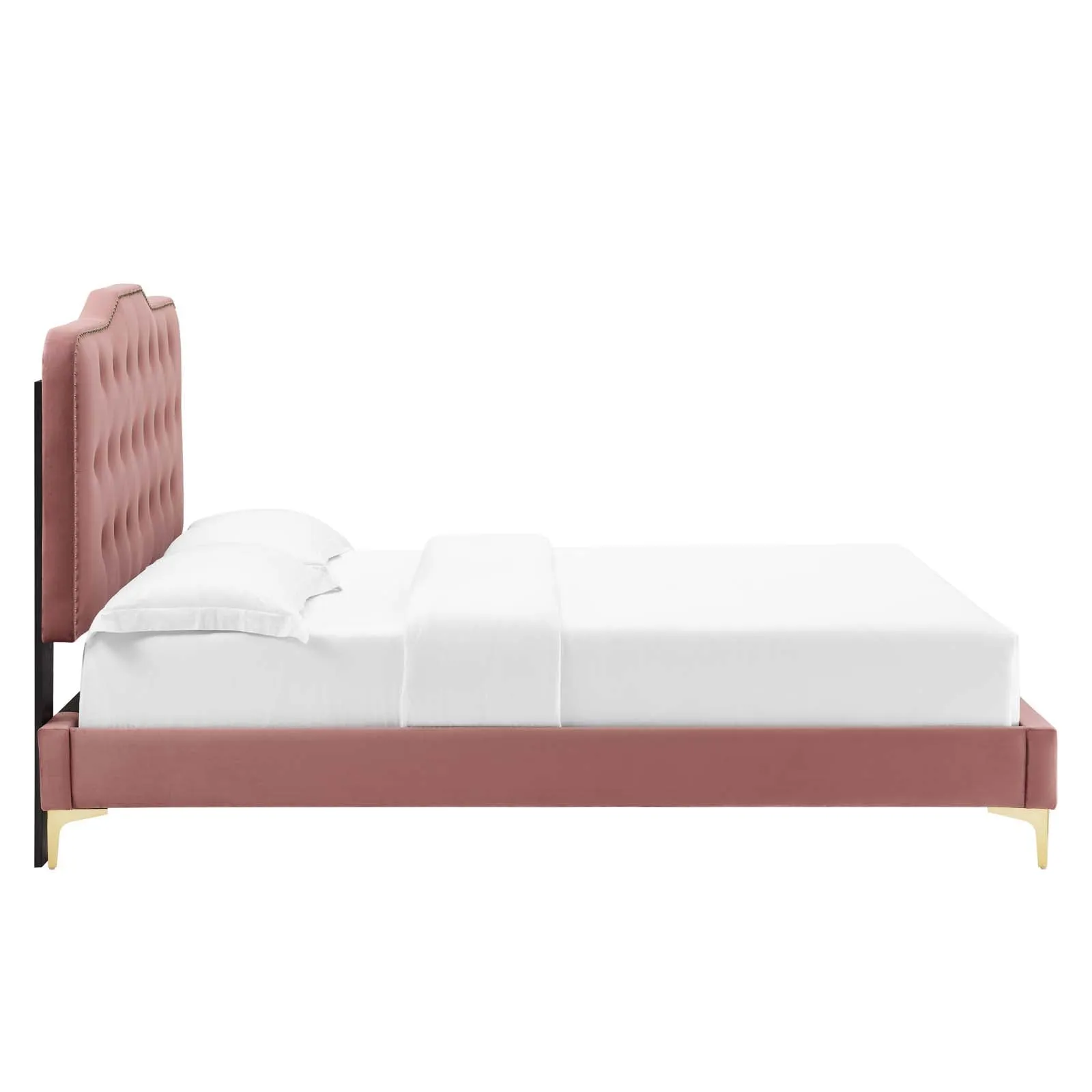 Amber Tufted Performance Velvet Twin Platform Bed By Modway - MOD-6778