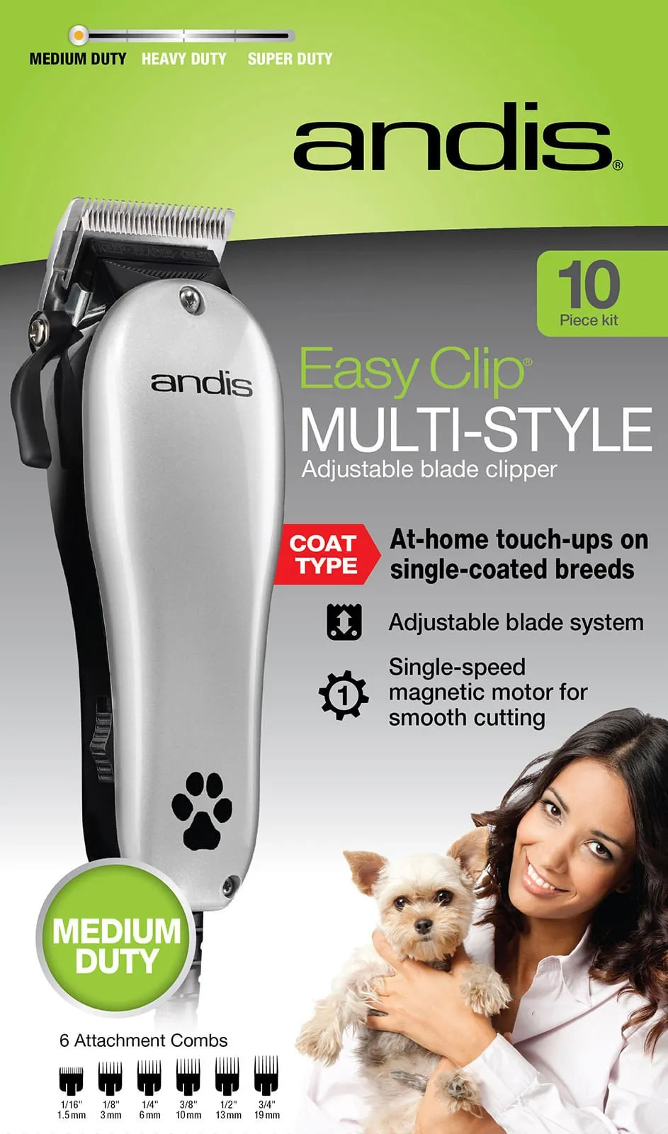 Andis EasyClip Multi-Style Adjustable Blade Clipper Kit