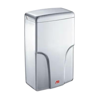 ASI® 0196-2-93 TURBO-Pro™ Hand Dryer - Satin Stainless Steel Cover High Speed HEPA Automatic Surface-Mounted ADA Compliant 208V-240V