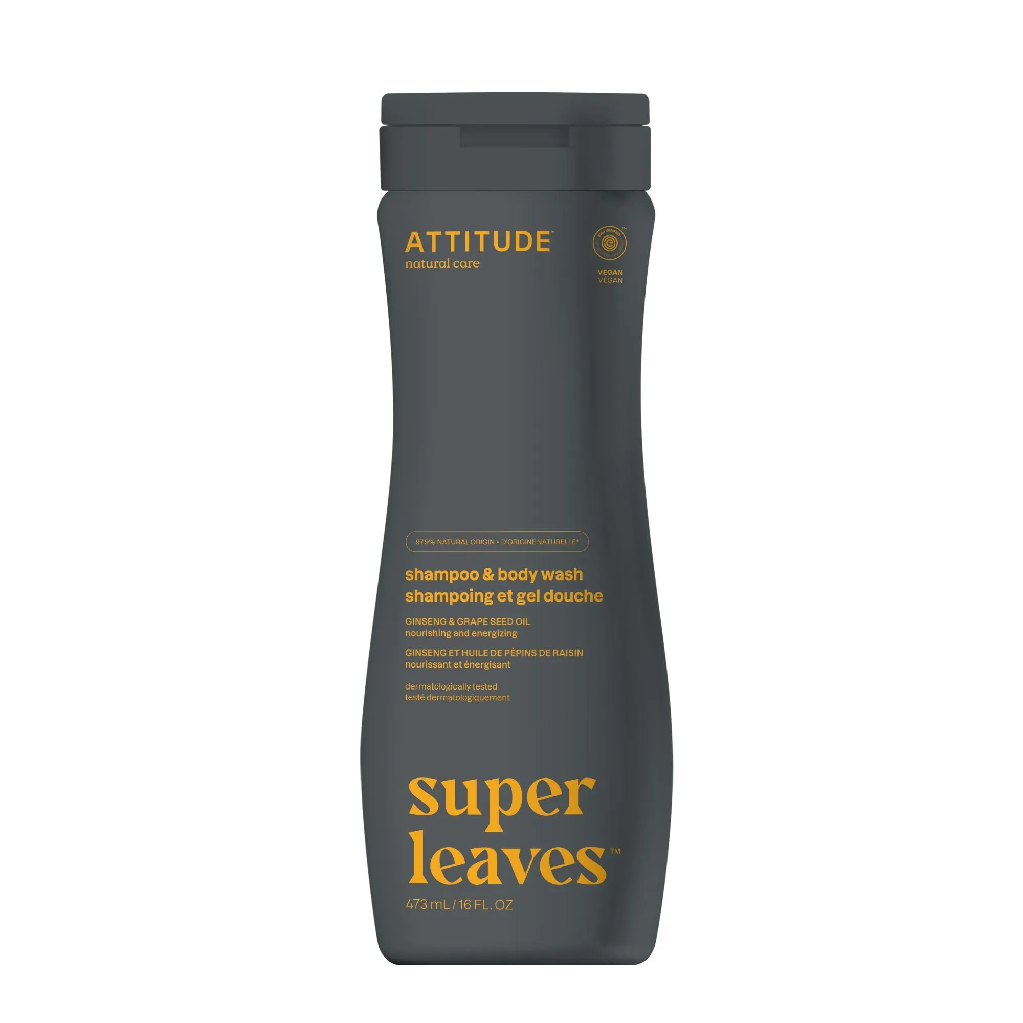 Attitude - Super Leaves Men 2-in-1 Shampoo & Body Wash Sport