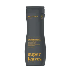 Attitude - Super Leaves Men 2-in-1 Shampoo & Body Wash Sport