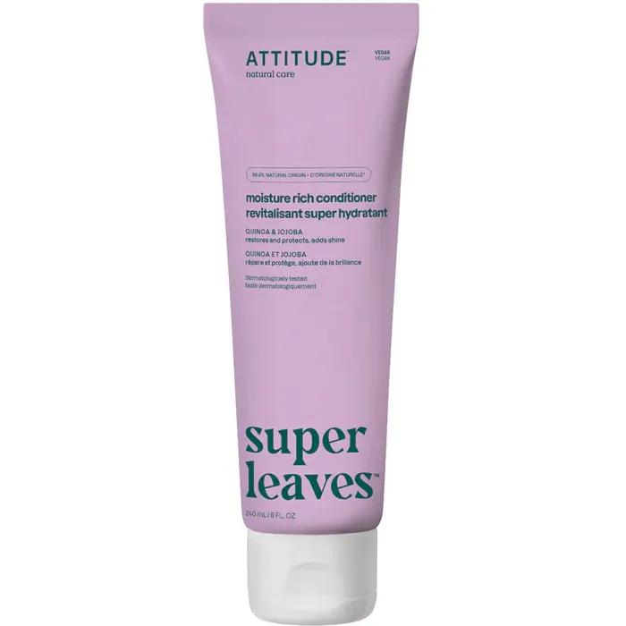 Attitude Super Leaves Moisture Rich Conditioner, Quinoa And Jojoba 240Ml