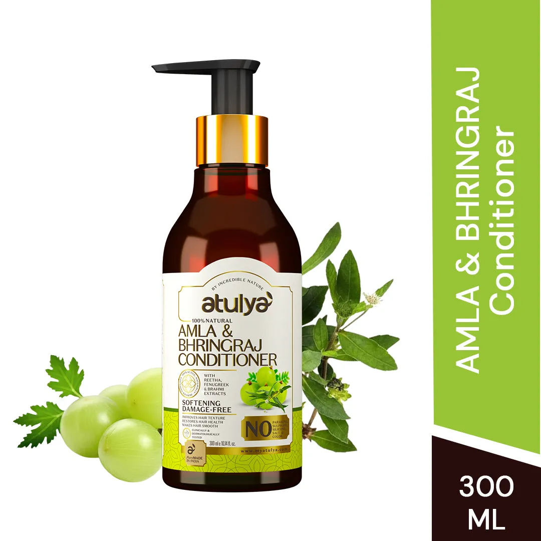 atulya Amla & Bhringraj Conditioner - 300ml (Add 2 Products in the Cart & Get 1 Free Product Use Code: B1G1)