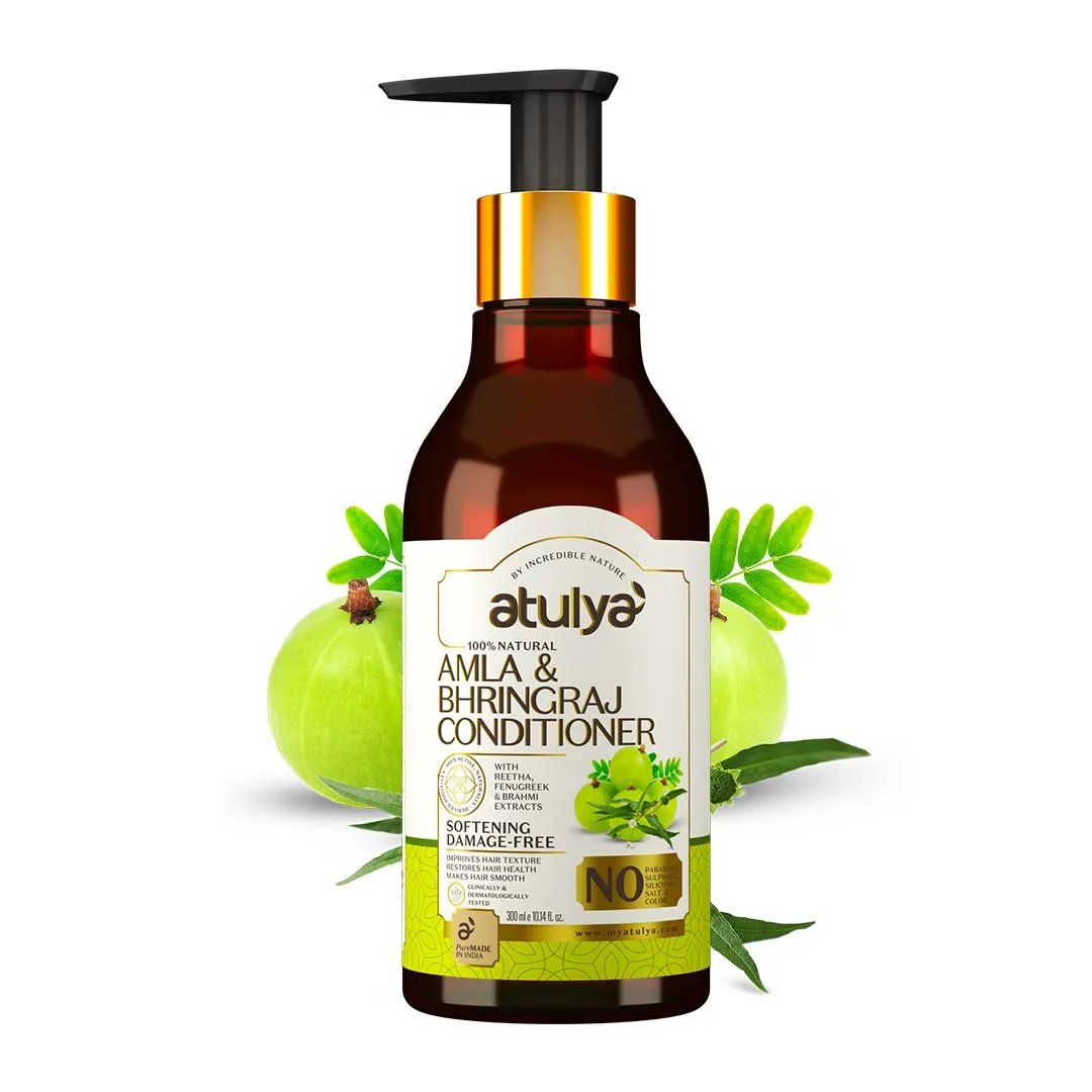 atulya Amla & Bhringraj Conditioner - 300ml (Add 2 Products in the Cart & Get 1 Free Product Use Code: B1G1)