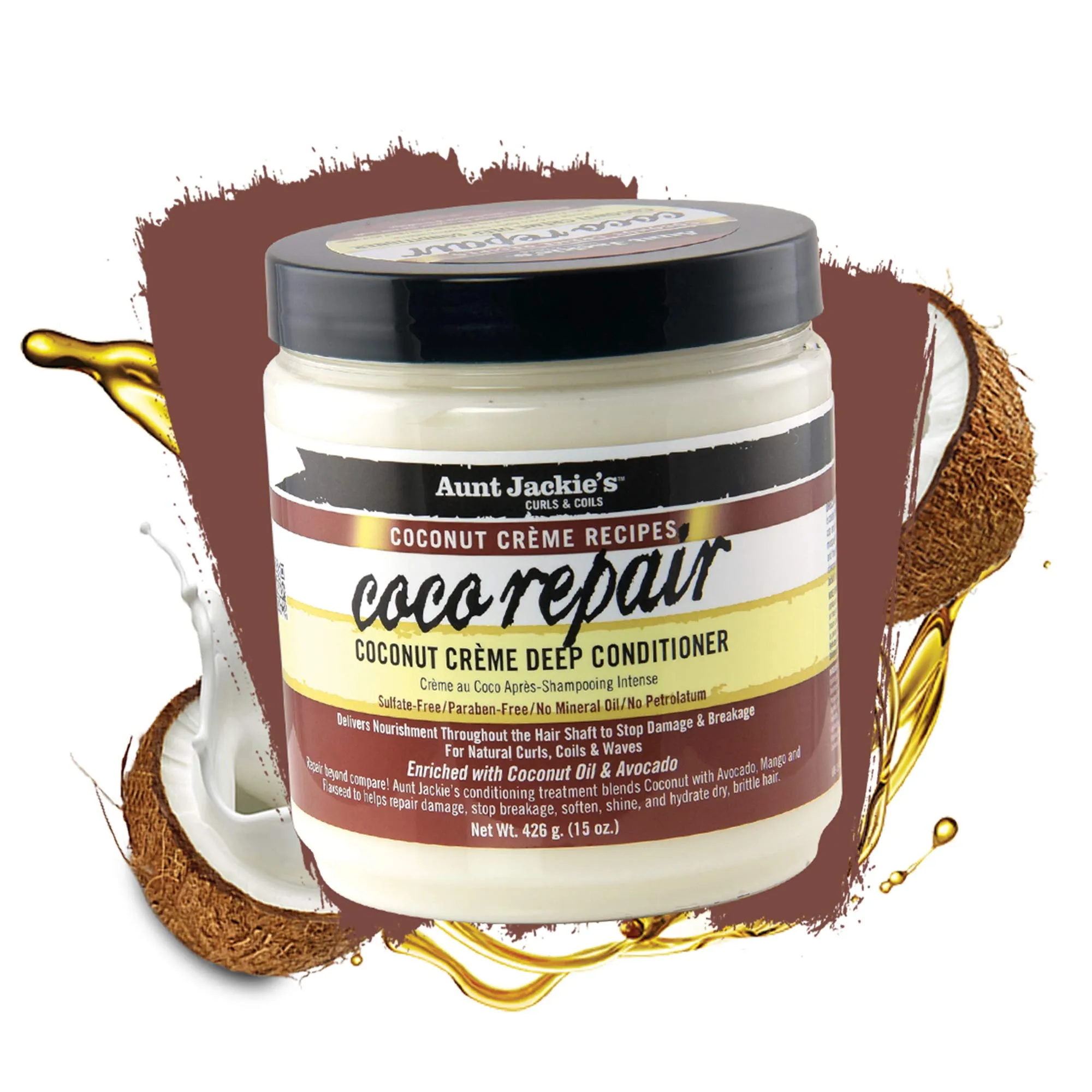 Aunt Jackie's Coco Repair Coconut Creme Deep Conditioner 426g