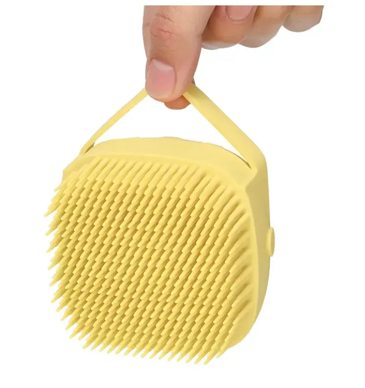 BathrooPuppy Dog Cat Bath Massage Gloves Brush Soft Safety Silicone Pet Accessories For Dogs