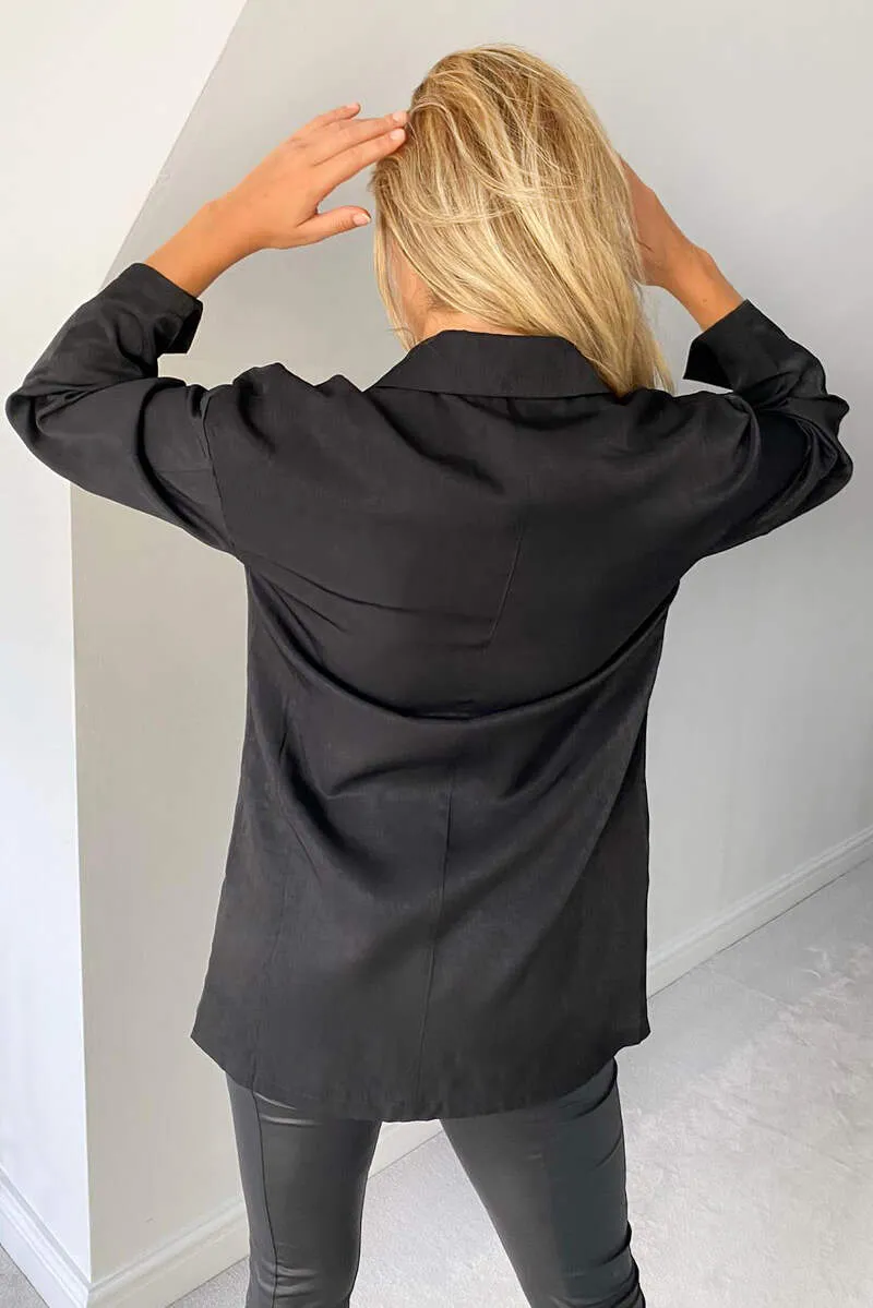 Black Shirt Jacket