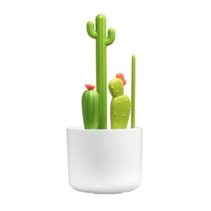 BOON Cacti Brush Set - White/Green