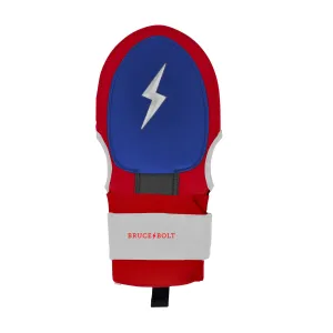 BRUCE BOLT Creator Series Sliding Mitt - RED WHITE AND BLUE