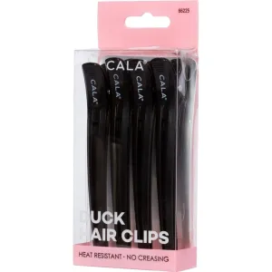 Cala Duck Hair Clips | Black (4Pk)