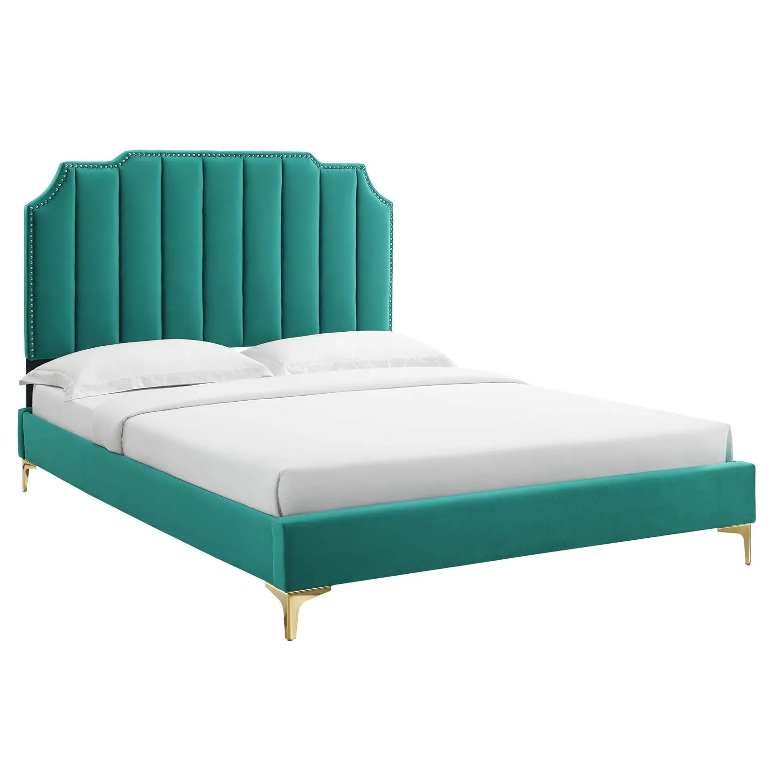 Colette Full Performance Velvet Platform Bed By Modway - MOD-6888