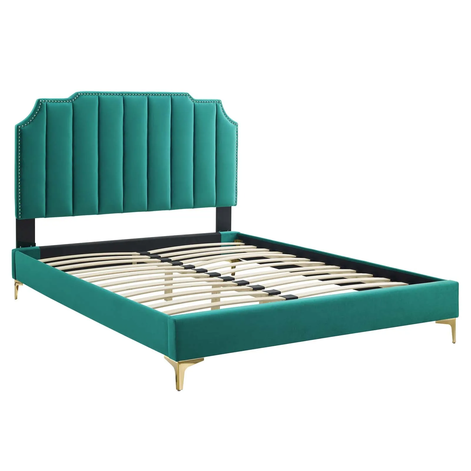 Colette Full Performance Velvet Platform Bed By Modway - MOD-6888