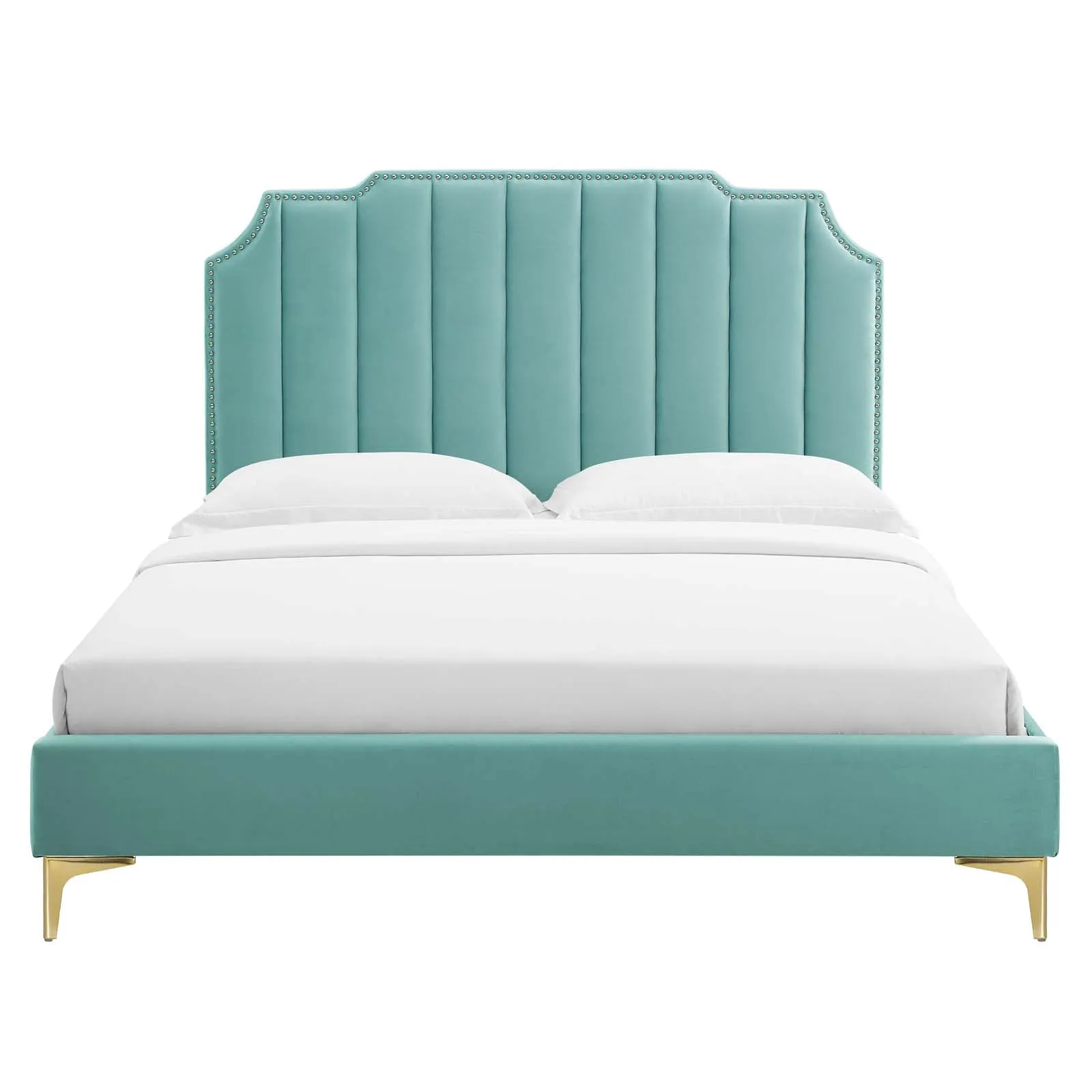 Colette Full Performance Velvet Platform Bed By Modway - MOD-6888