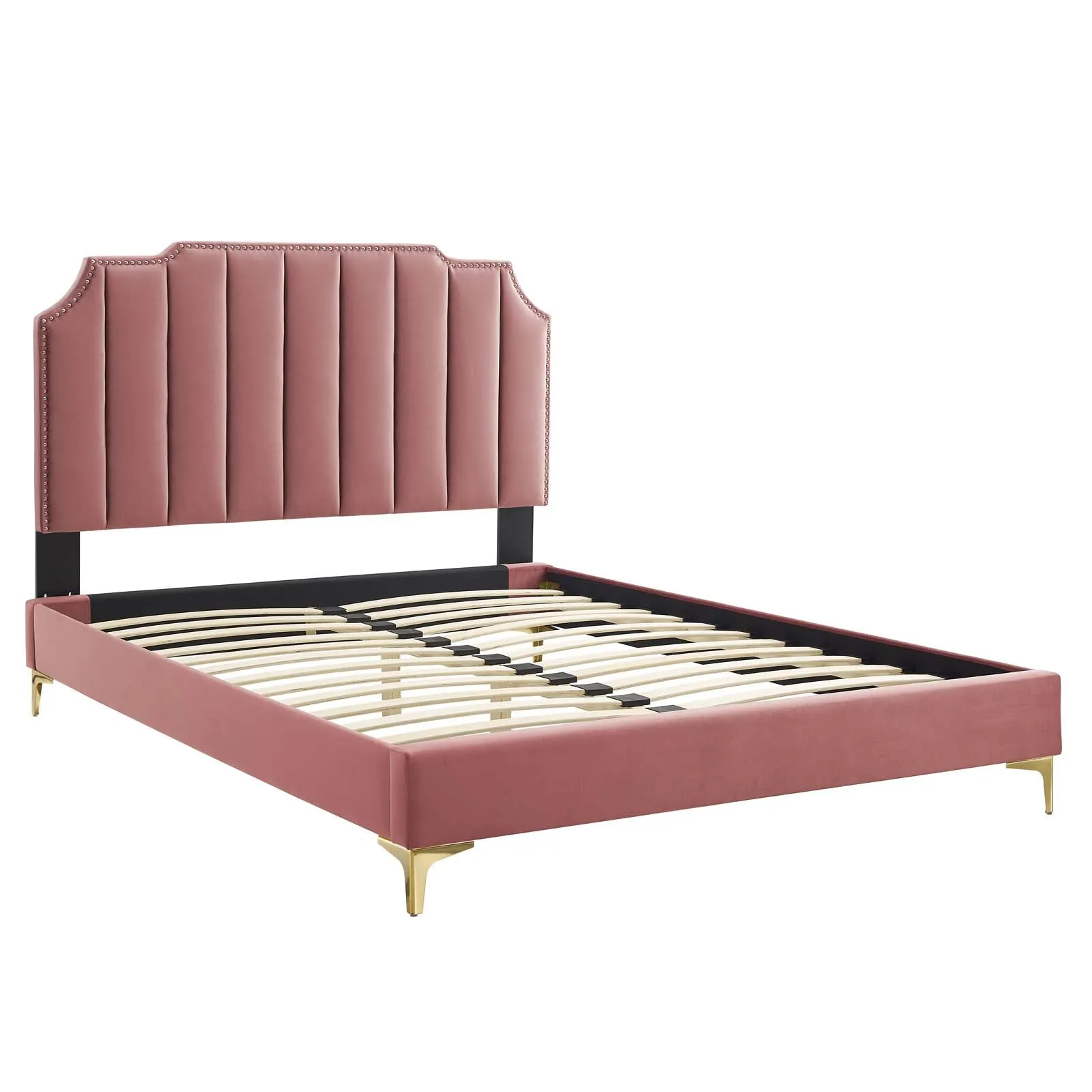 Colette Full Performance Velvet Platform Bed By Modway - MOD-6888