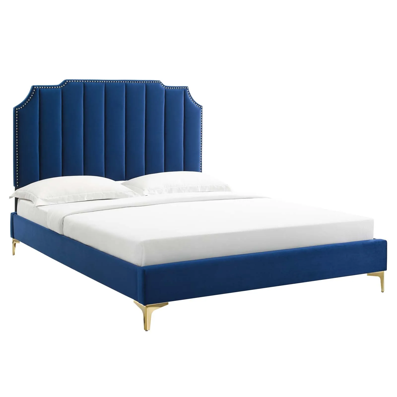 Colette Full Performance Velvet Platform Bed By Modway - MOD-6888