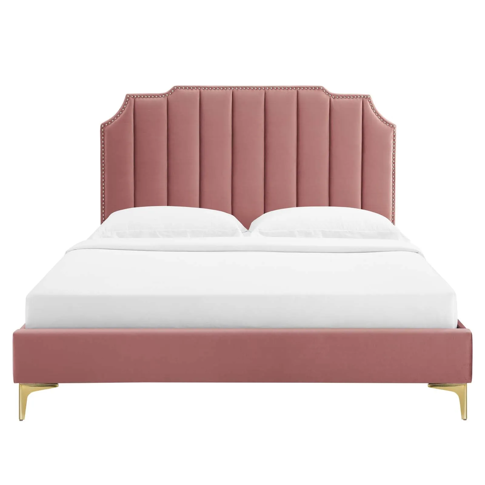 Colette Full Performance Velvet Platform Bed By Modway - MOD-6888