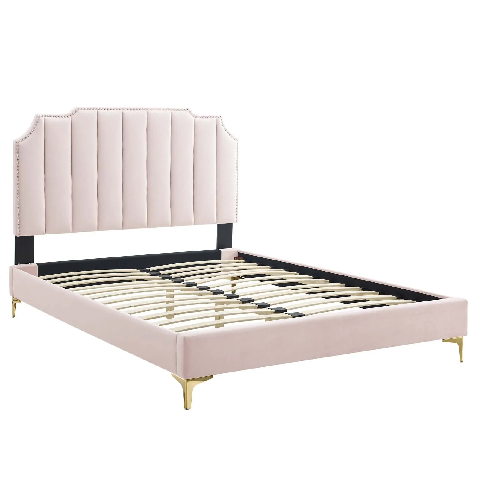 Colette Full Performance Velvet Platform Bed By Modway - MOD-6888