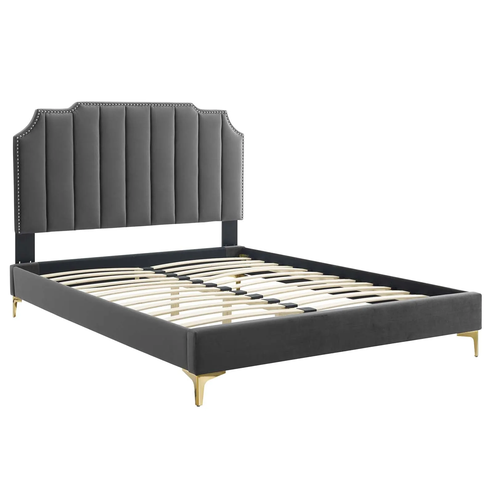 Colette Full Performance Velvet Platform Bed By Modway - MOD-6888