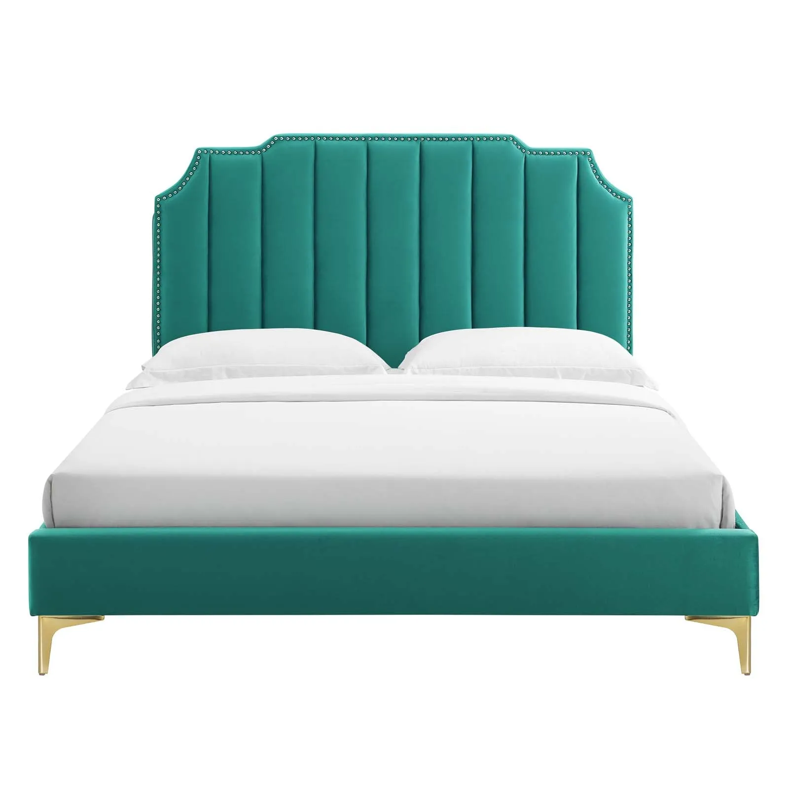 Colette Full Performance Velvet Platform Bed By Modway - MOD-6888