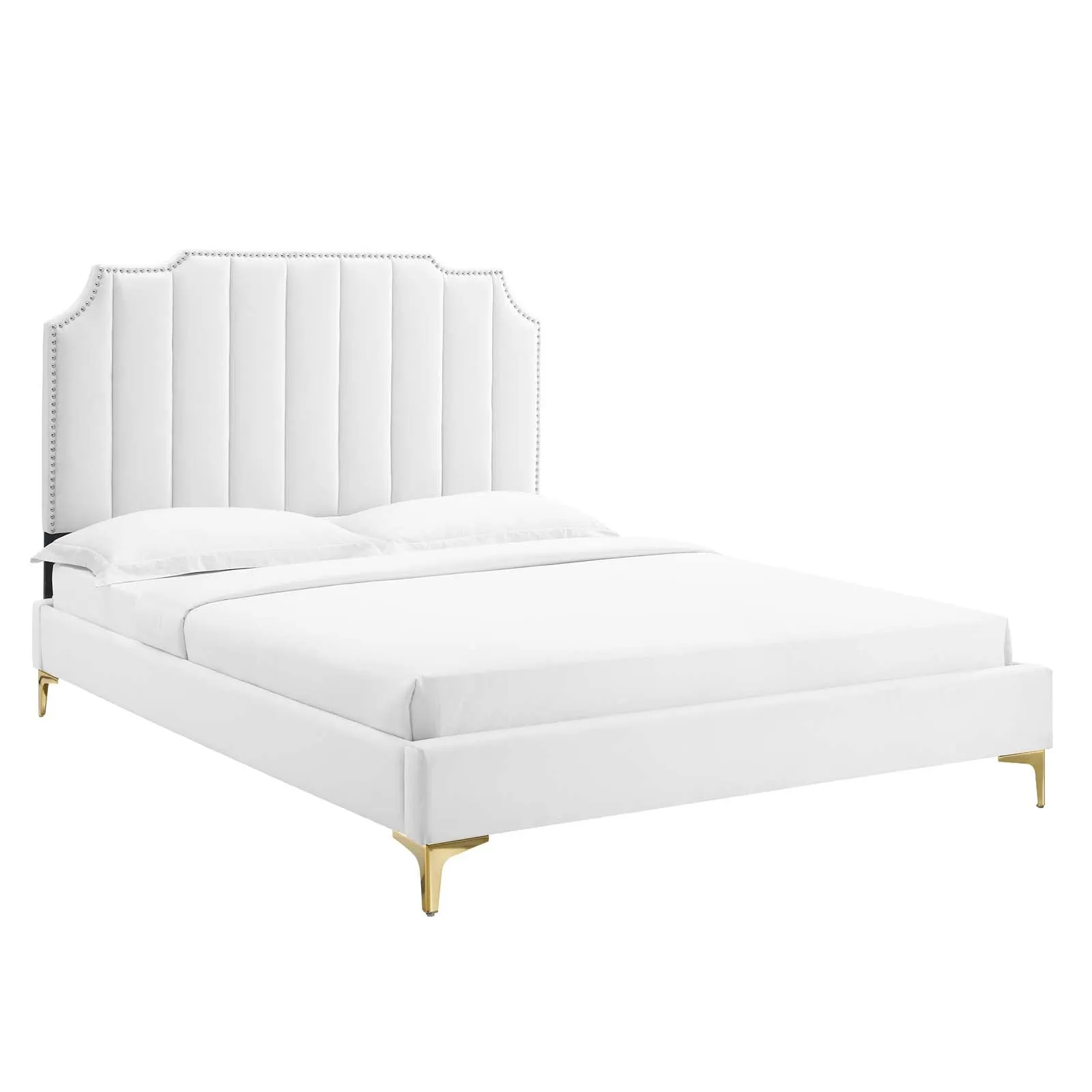 Colette Full Performance Velvet Platform Bed By Modway - MOD-6888