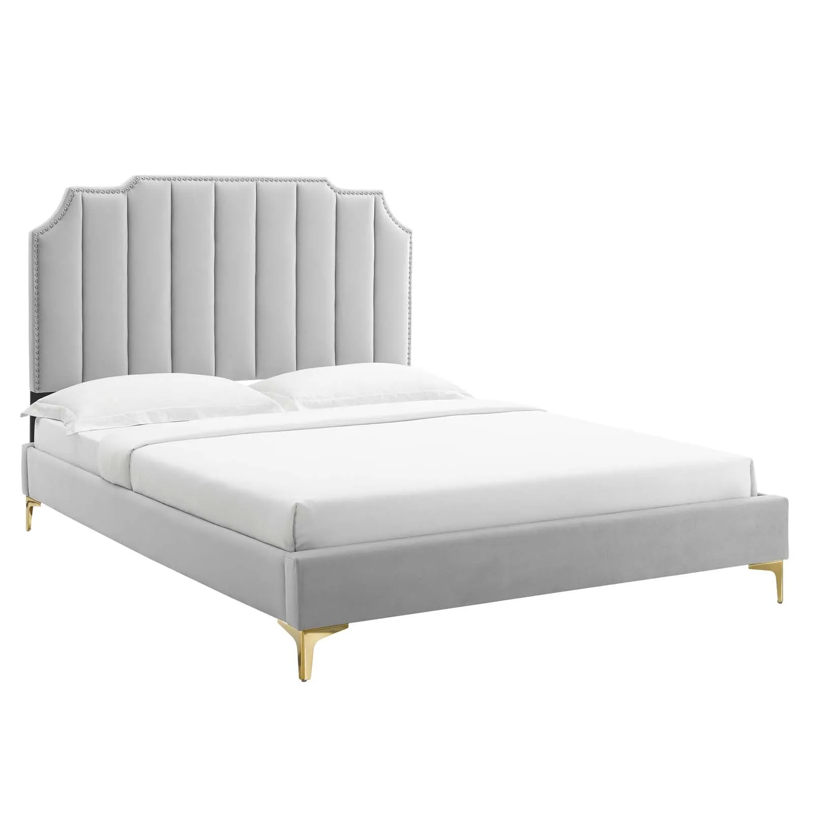 Colette Full Performance Velvet Platform Bed By Modway - MOD-6888