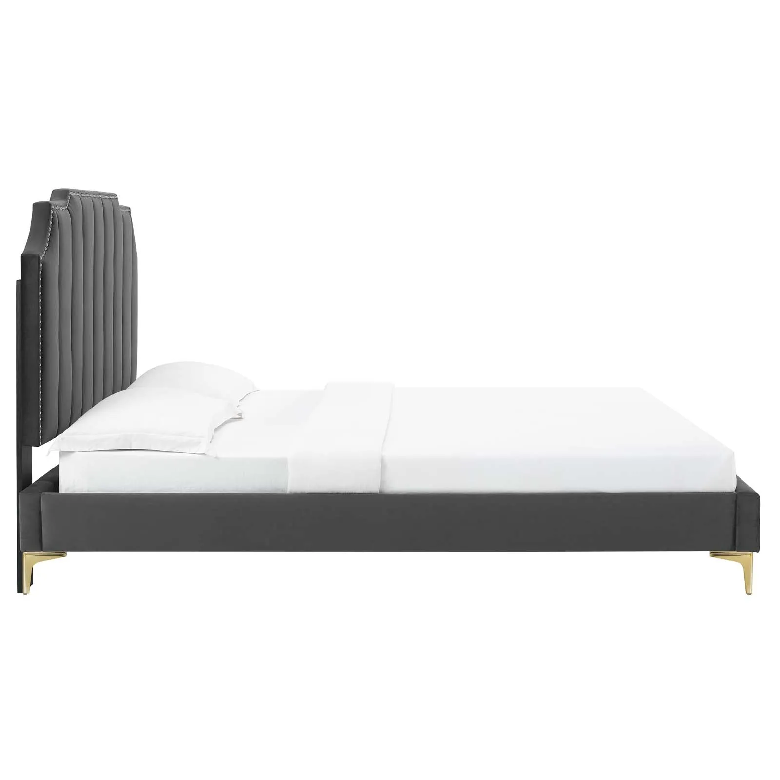 Colette Full Performance Velvet Platform Bed By Modway - MOD-6888