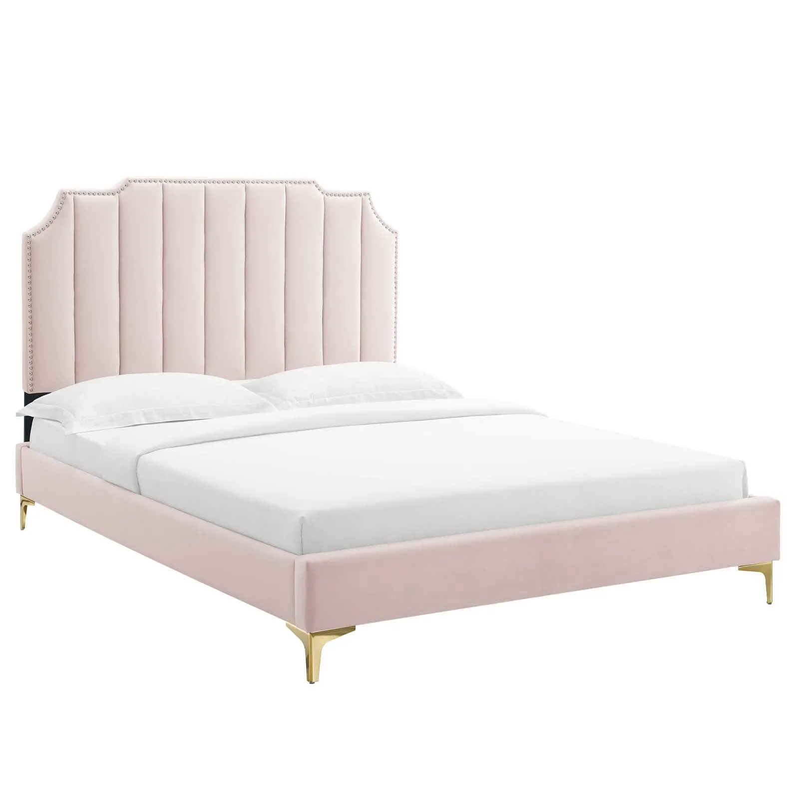 Colette Full Performance Velvet Platform Bed By Modway - MOD-6888