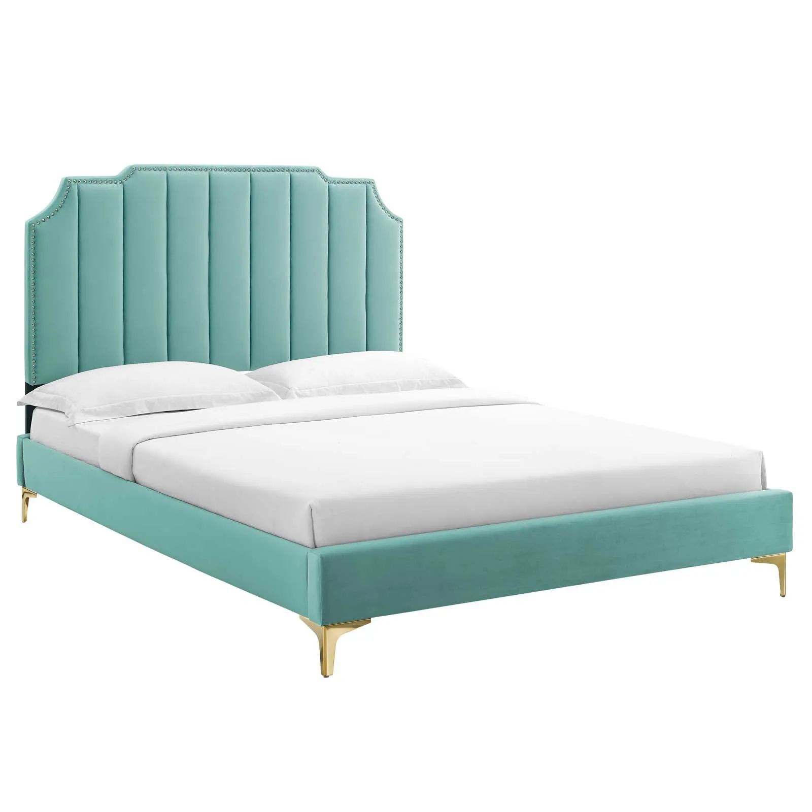 Colette Full Performance Velvet Platform Bed By Modway - MOD-6888