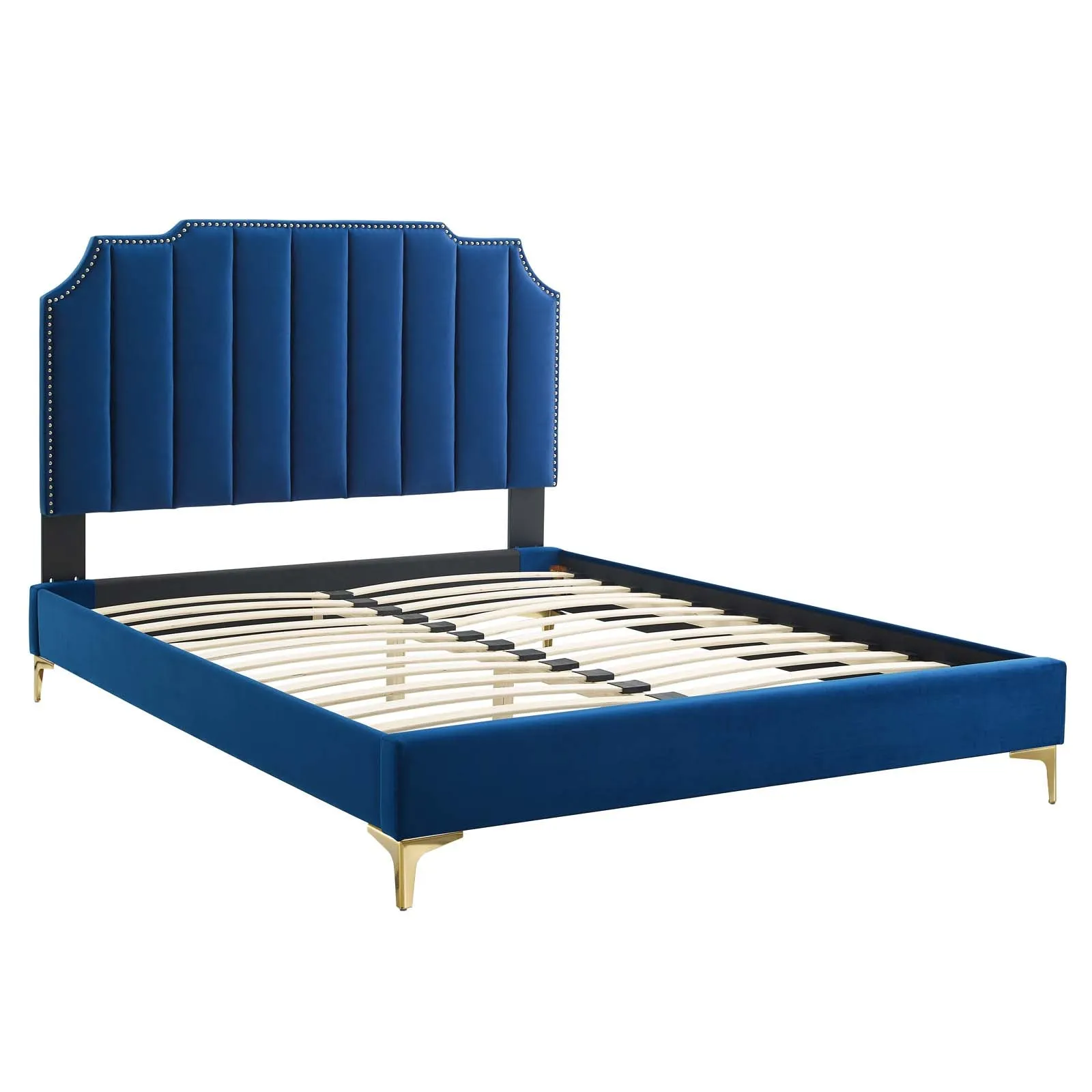 Colette Full Performance Velvet Platform Bed By Modway - MOD-6888