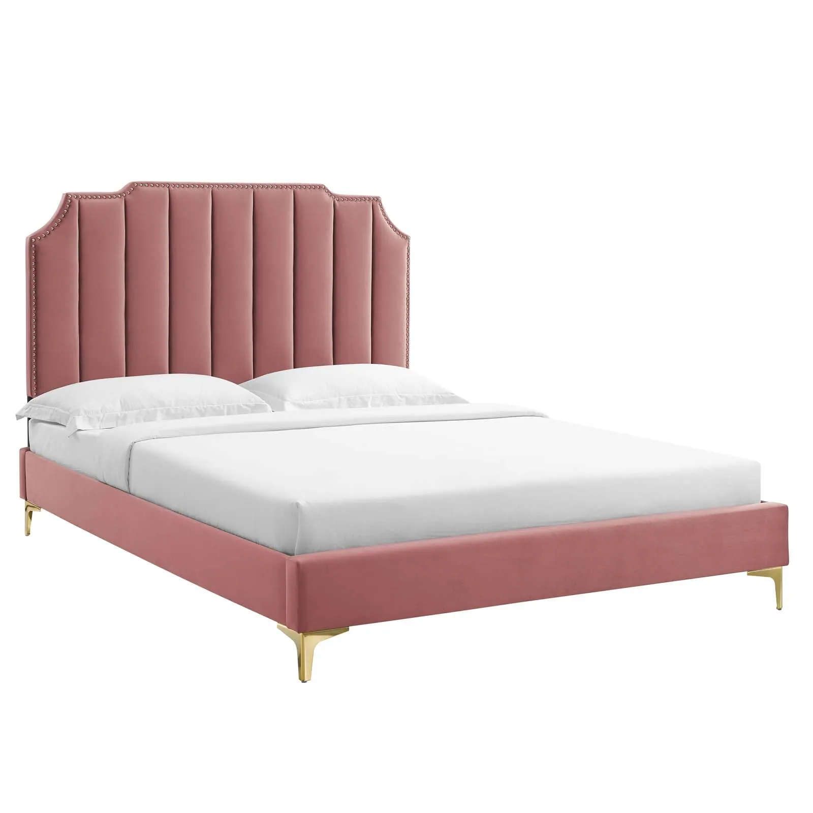 Colette Full Performance Velvet Platform Bed By Modway - MOD-6888