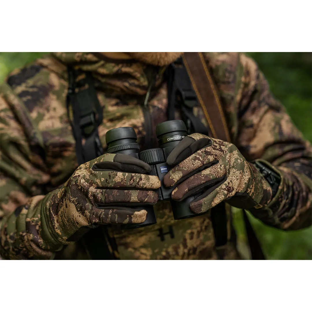 Deer Stalker Camo Fleece Gloves by Harkila