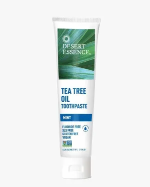 Desert Essence Toothpaste-Mint Tea Tree Oil 6.4 oz Paste