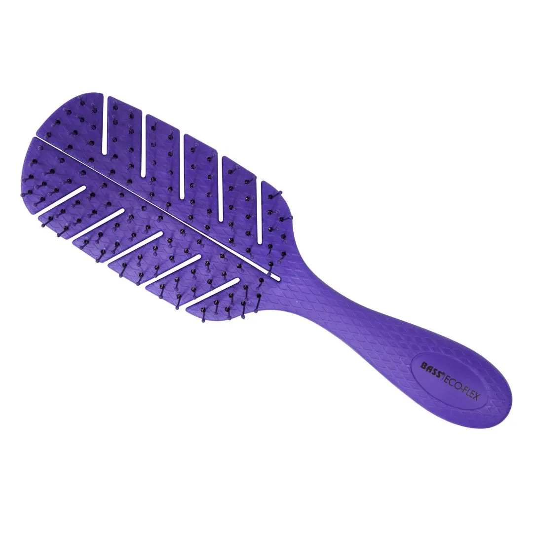 Detangler Leaf Shape Hair Brush with Plant Based Handle For Cats & Dogs