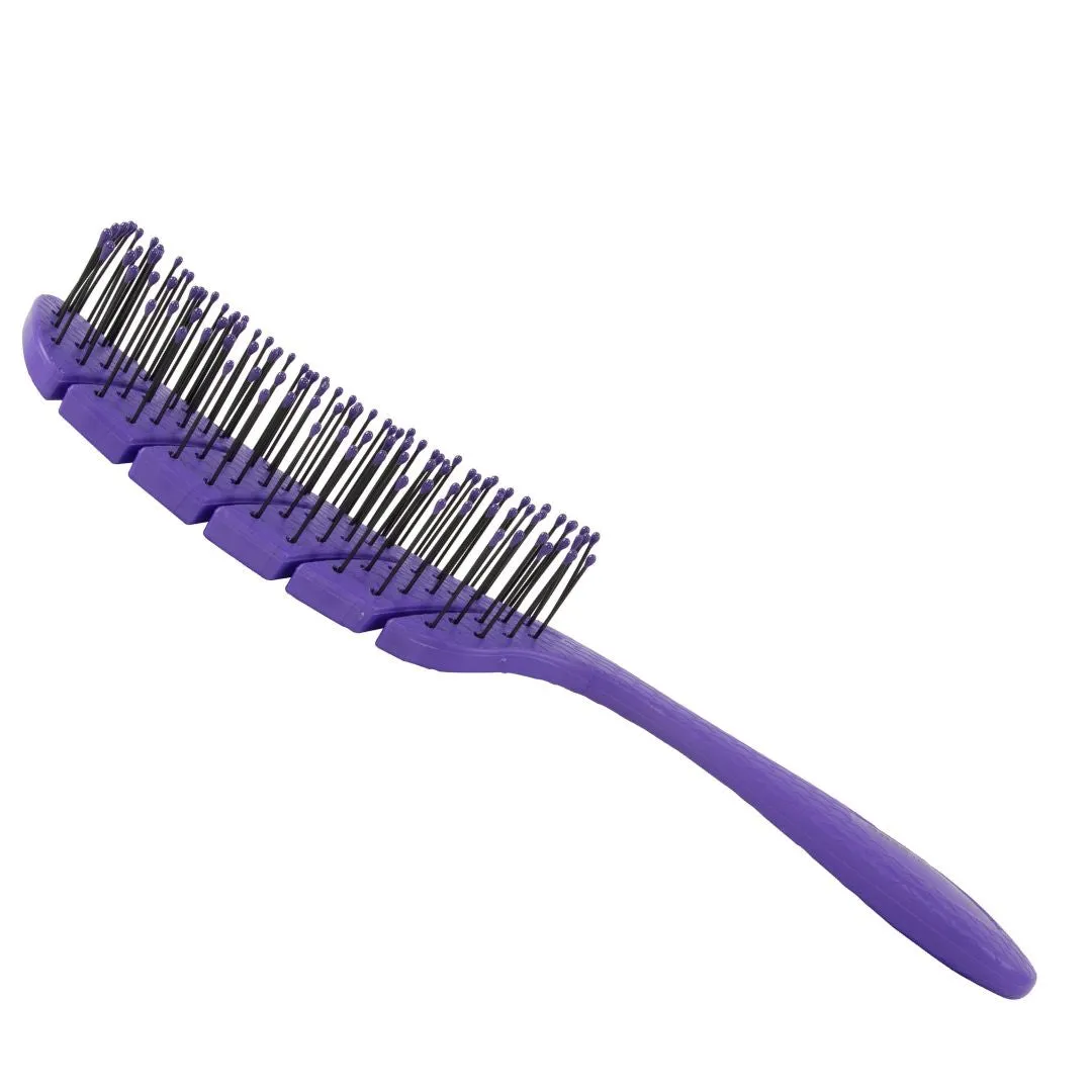 Detangler Leaf Shape Hair Brush with Plant Based Handle For Cats & Dogs