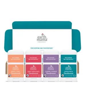 Earth Mama Mini Deodorant 4-pack