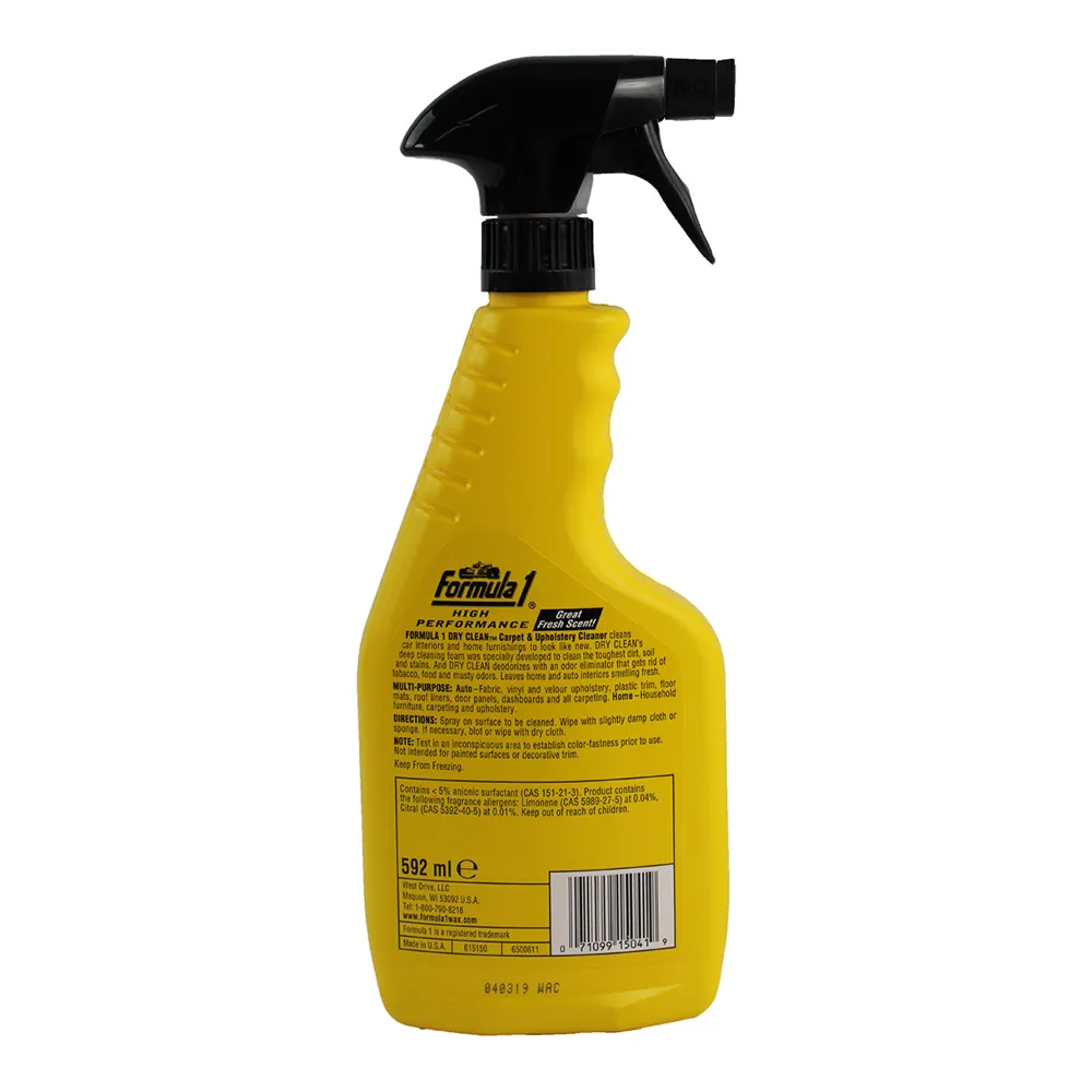 FORMULA 1 Dry Clean Carpet and Upholstery Cleaner 592ml