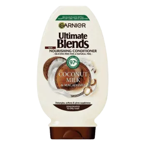 GARNIER ULTIMATE BLENDS COCONUT MILK & MACADAMIA CONDITIONER 400ML