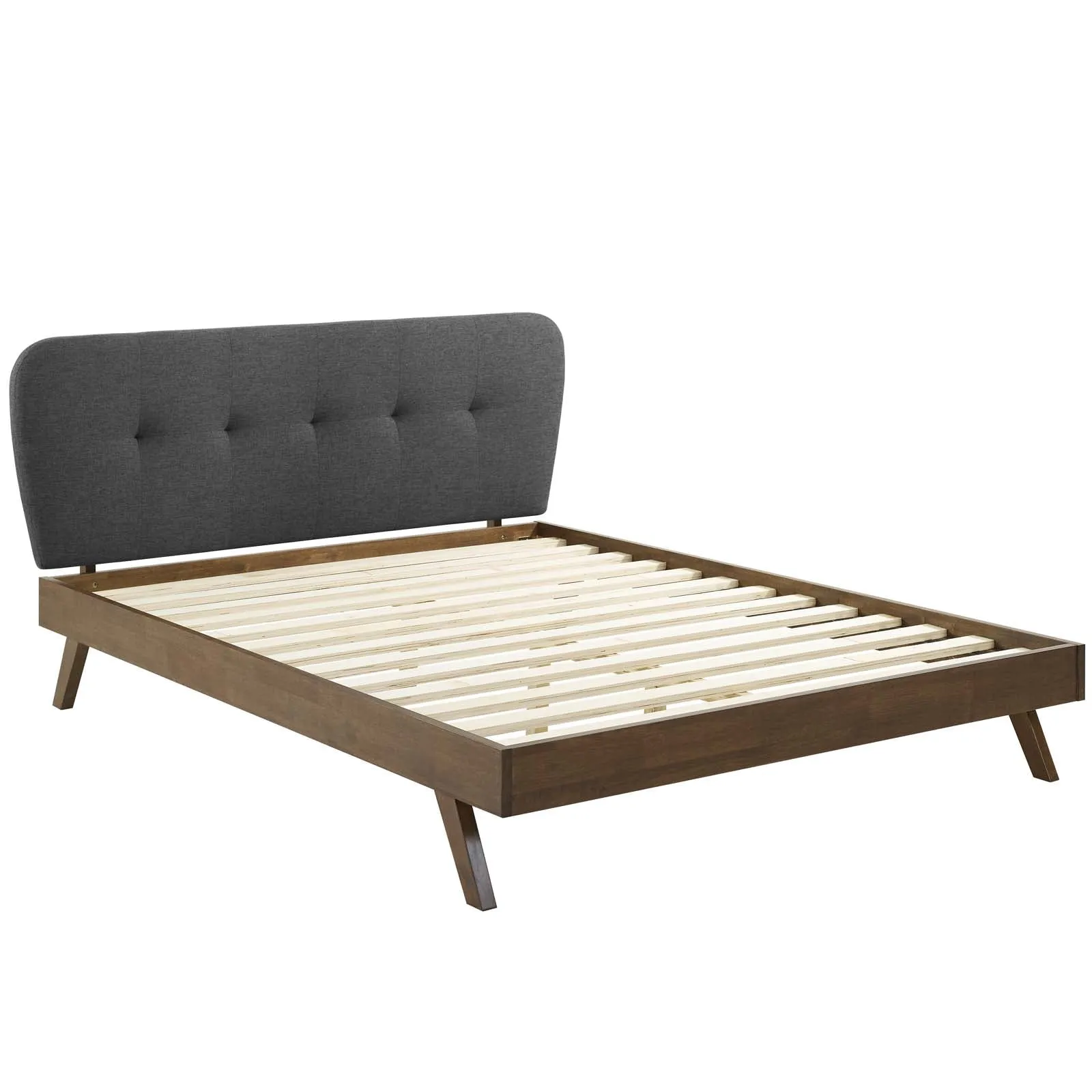 Gianna Queen Upholstered Polyester Fabric Platform Bed By Modway - MOD-6004