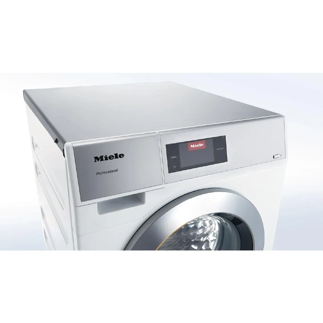 HW121 Miele Little Giant Washing Machine White 8kg with Gravity Drain 5.5kW Three Phase PWM908